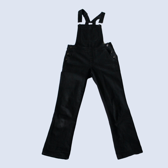 Gap | Cotton Black Bib Front Overalls - Picture 4 of 6
